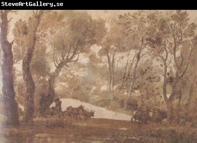 Claude Lorrain Deer-Hunt (mk17)